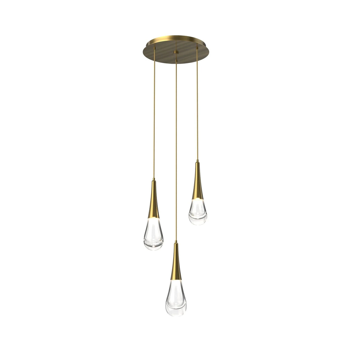 Water Drop Round LED Chandelier-Grace Lamp