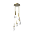 Water Drop Round LED Chandelier-Grace Lamp