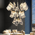 Extra Large Modern Acrylic Chandelier for Staircase/Foyer/Villa/Hall-Grace Lamp