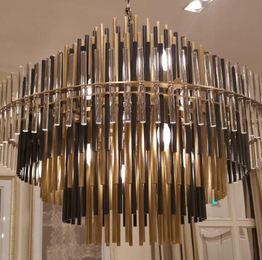 Emily Round Chandelier 24" 32" 42" - Grace Lamp