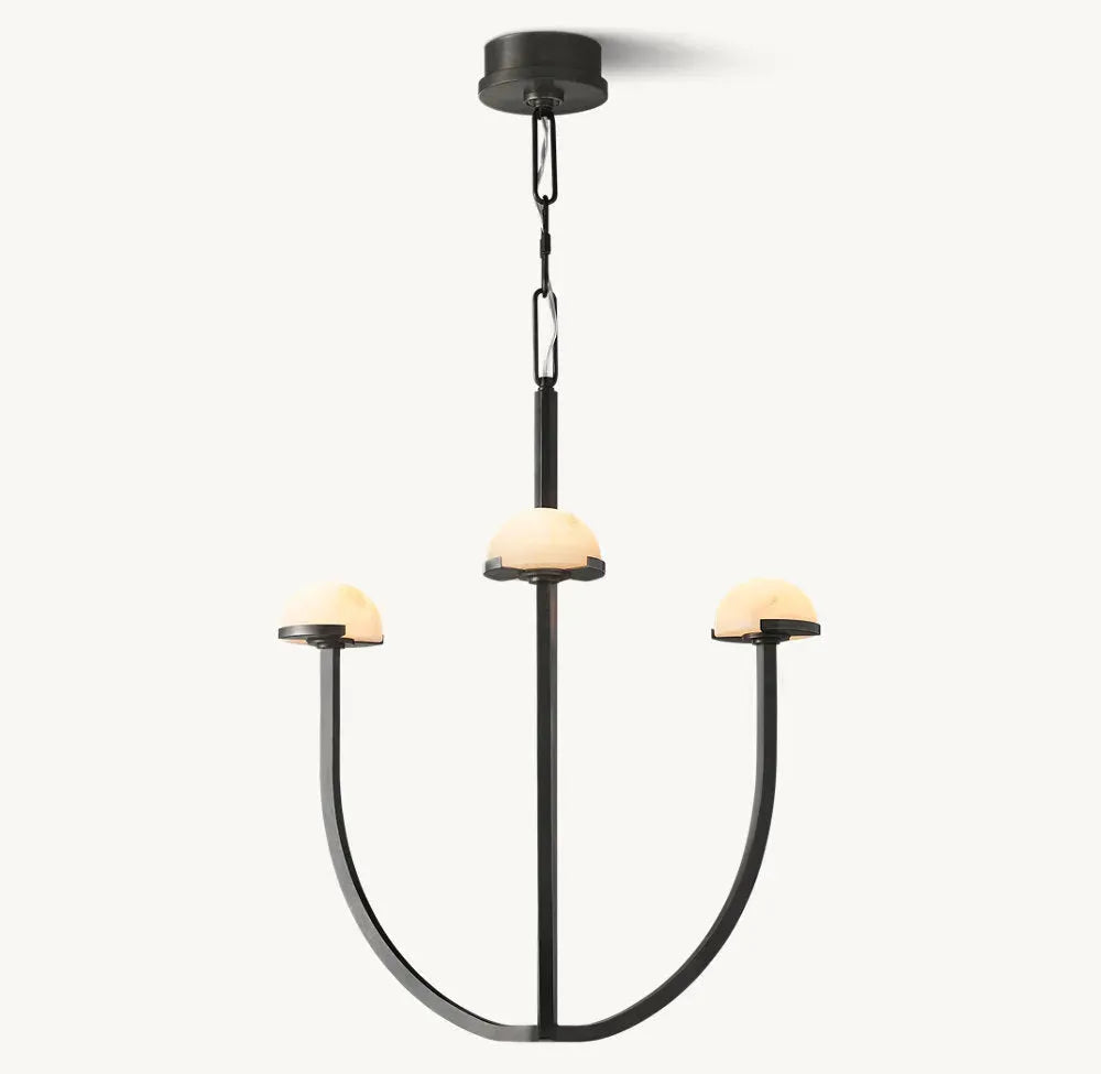 PEDRA ROUND CHANDELIER 24" - Grace Lamp