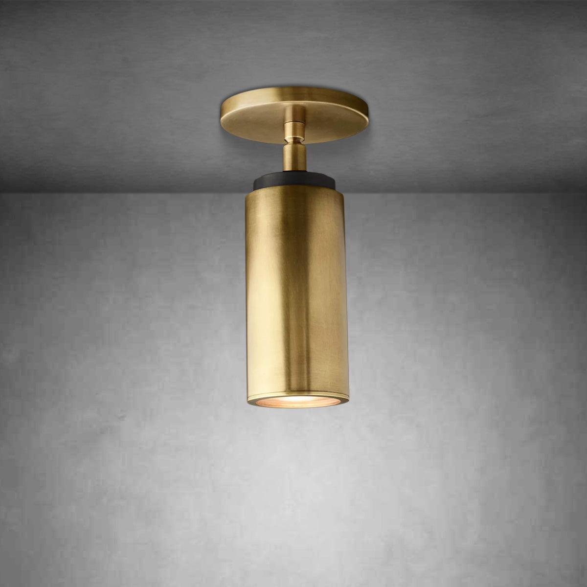Champeaux Pivoting Flushmount 9"H - Grace Lamp
