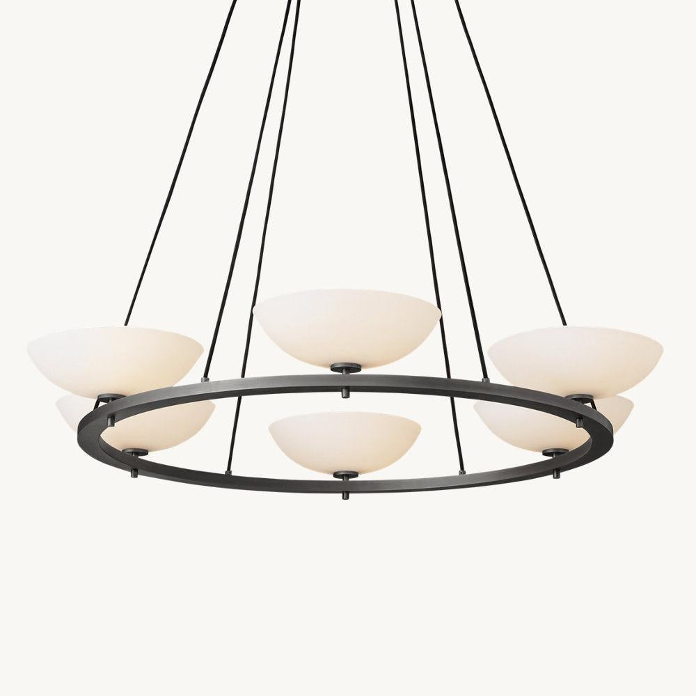 VERNETE ROUND CHANDELIER 48" - Grace Lamp