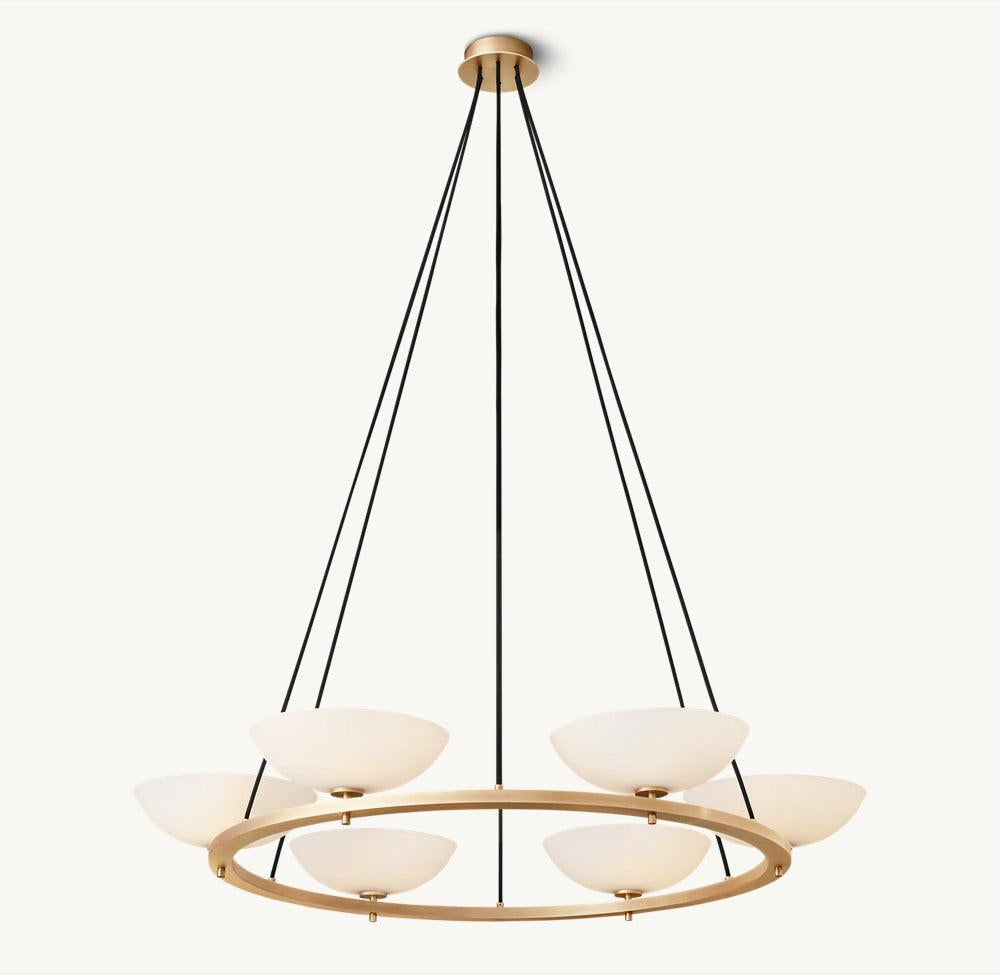 VERNETE ROUND CHANDELIER 48" - Grace Lamp