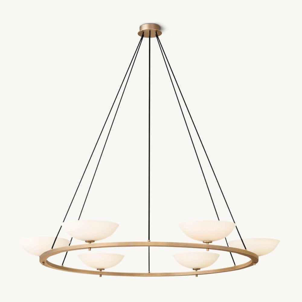 VERNETE ROUND CHANDELIER 60" - Grace Lamp