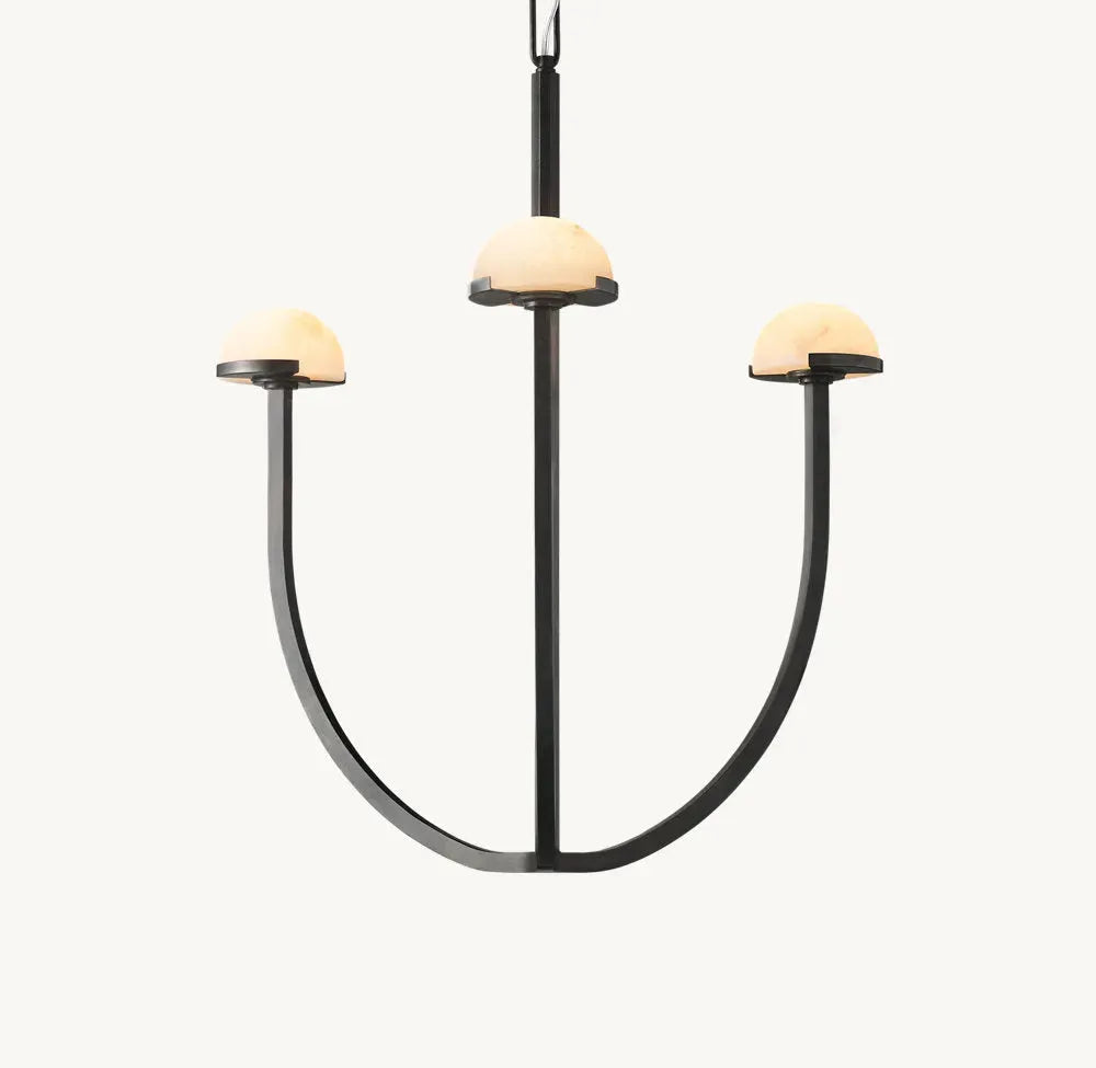 PEDRA ROUND CHANDELIER 24" - Grace Lamp