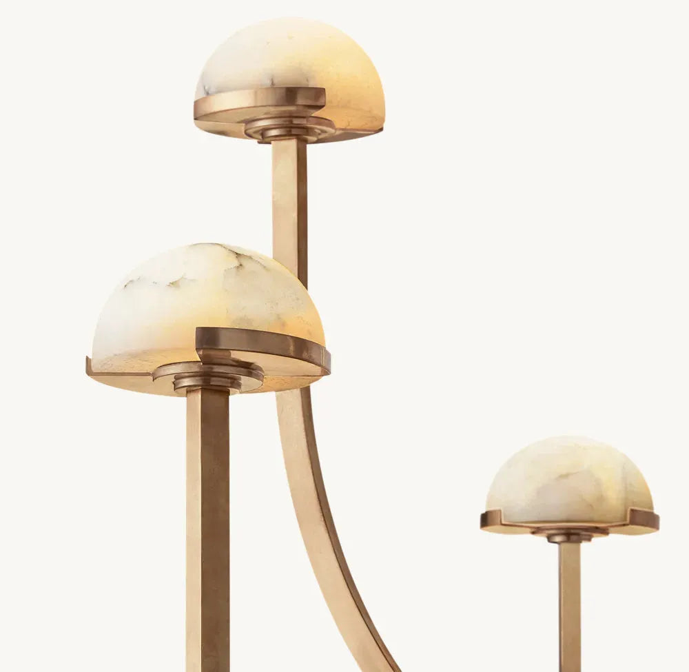 PEDRA ROUND CHANDELIER 24" - Grace Lamp