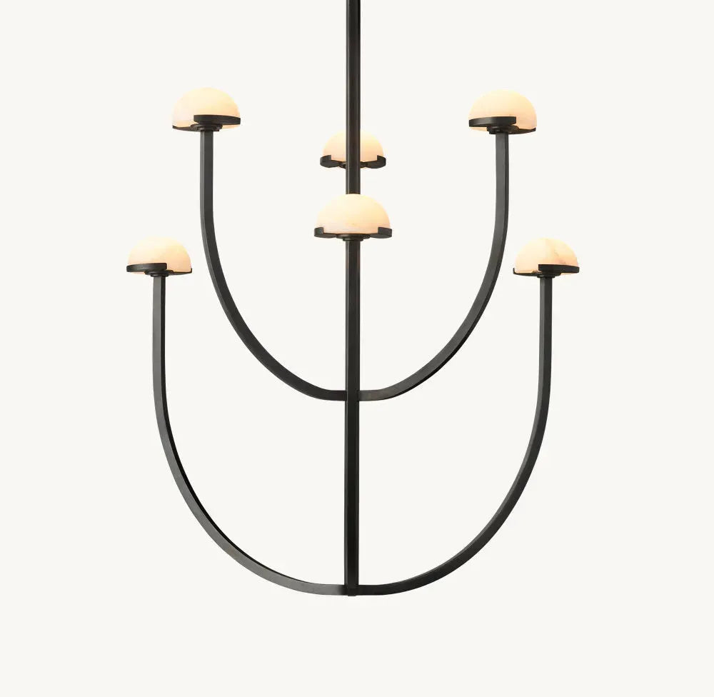 PEDRA ROUND CHANDELIER 32" - Grace Lamp