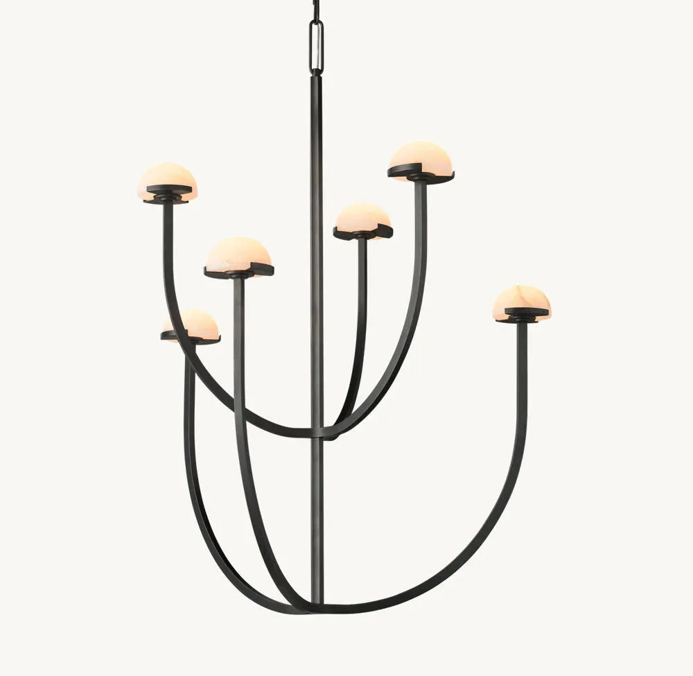 PEDRA ROUND CHANDELIER 32" - Grace Lamp