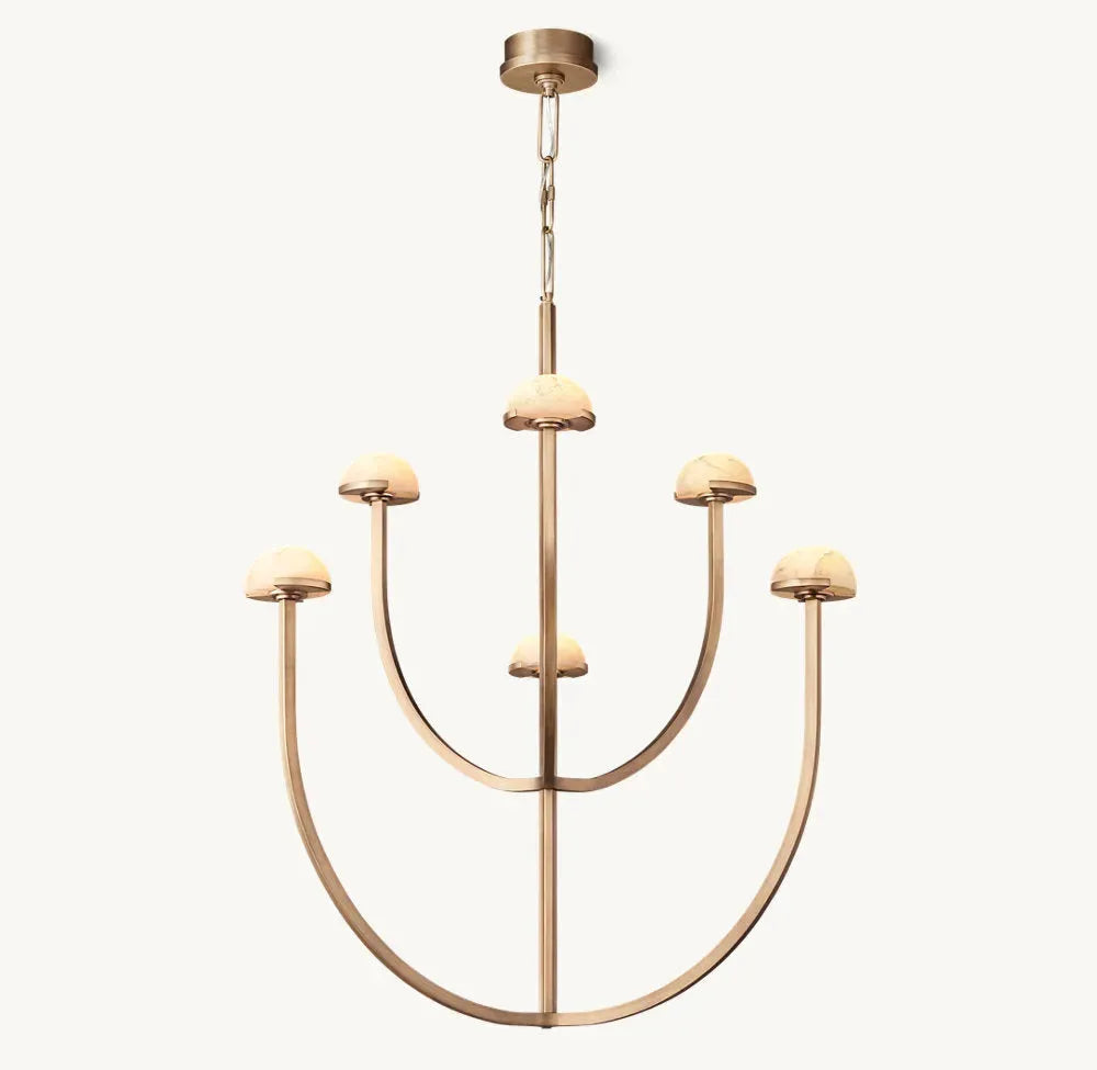 PEDRA ROUND CHANDELIER 32" - Grace Lamp