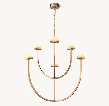 PEDRA ROUND CHANDELIER 32" - Grace Lamp