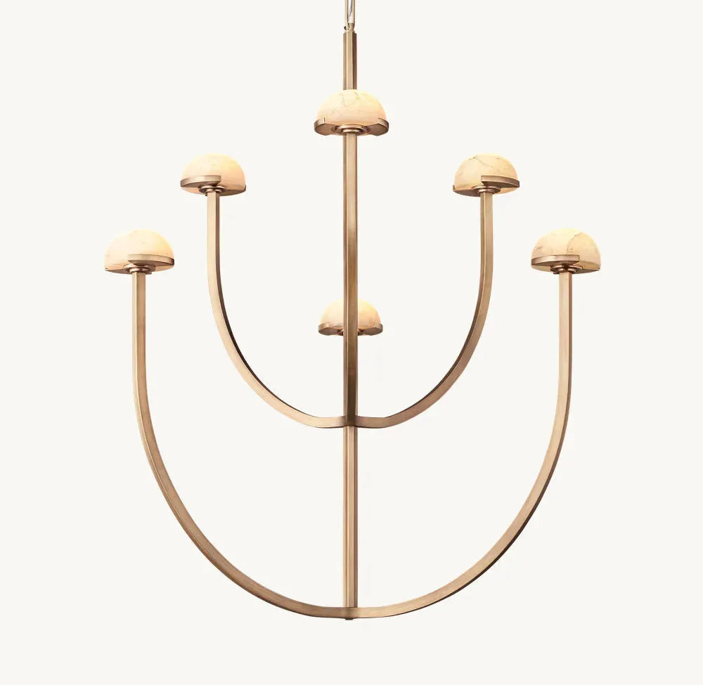 PEDRA ROUND CHANDELIER 32" - Grace Lamp