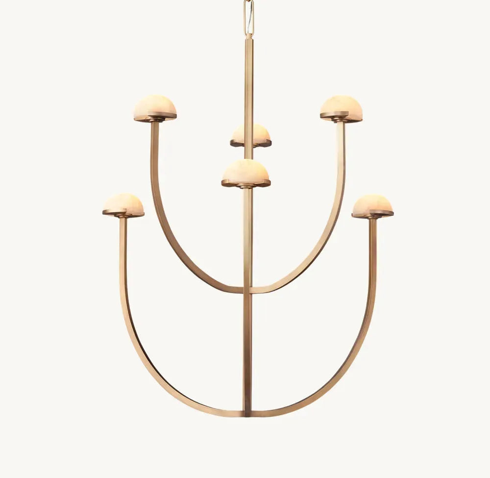 PEDRA ROUND CHANDELIER 32" - Grace Lamp