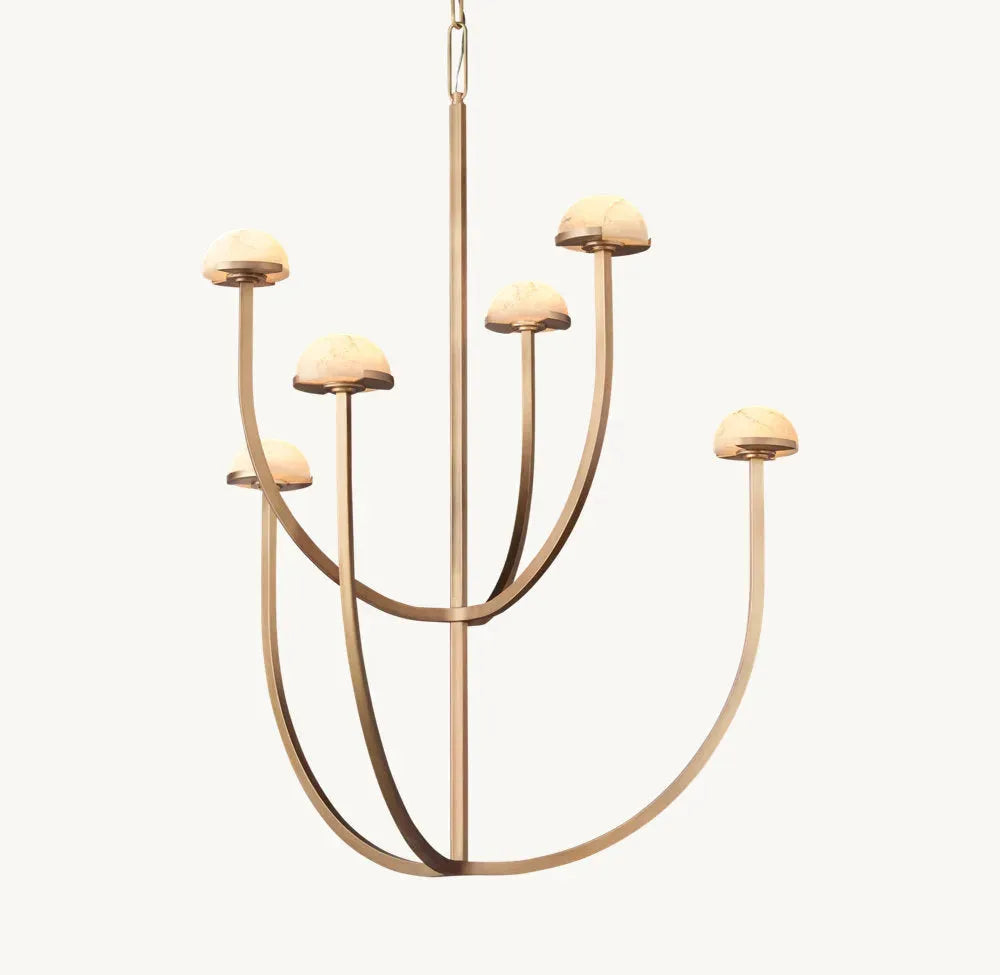 PEDRA ROUND CHANDELIER 32" - Grace Lamp
