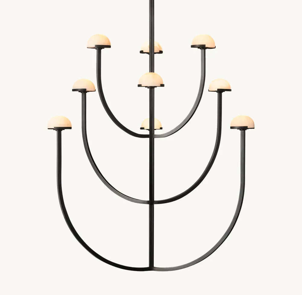 PEDRA ROUND CHANDELIER 40" - Grace Lamp
