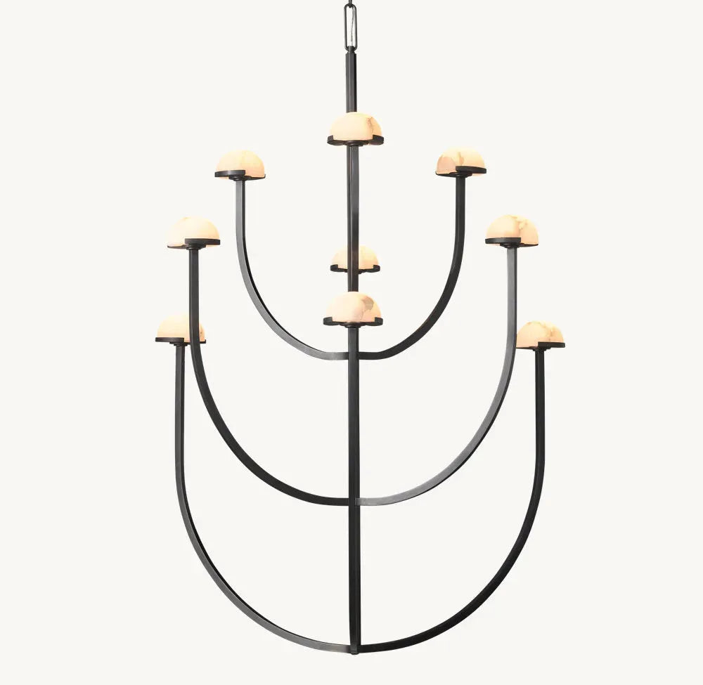 PEDRA ROUND CHANDELIER 40" - Grace Lamp