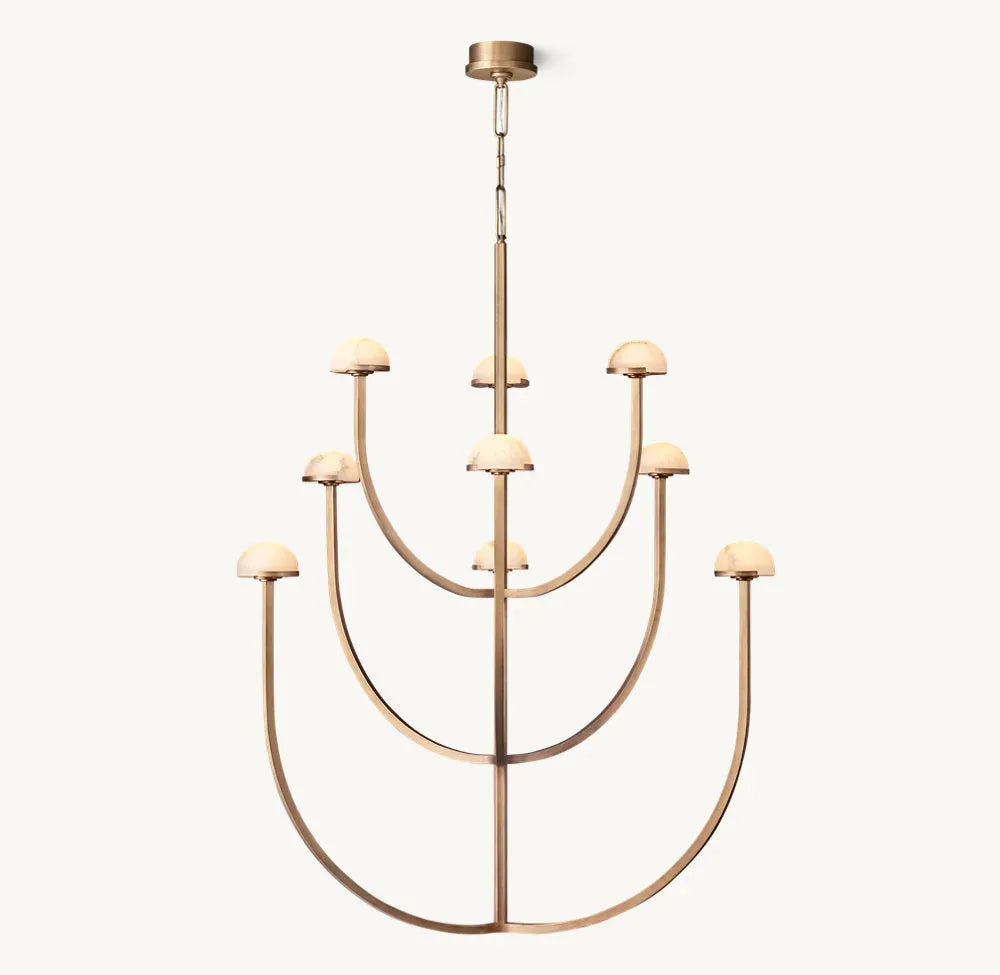 PEDRA ROUND CHANDELIER 40" - Grace Lamp