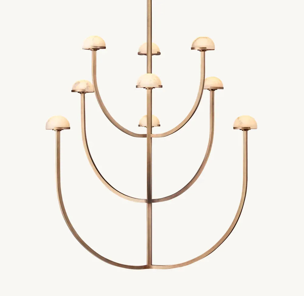 PEDRA ROUND CHANDELIER 40" - Grace Lamp
