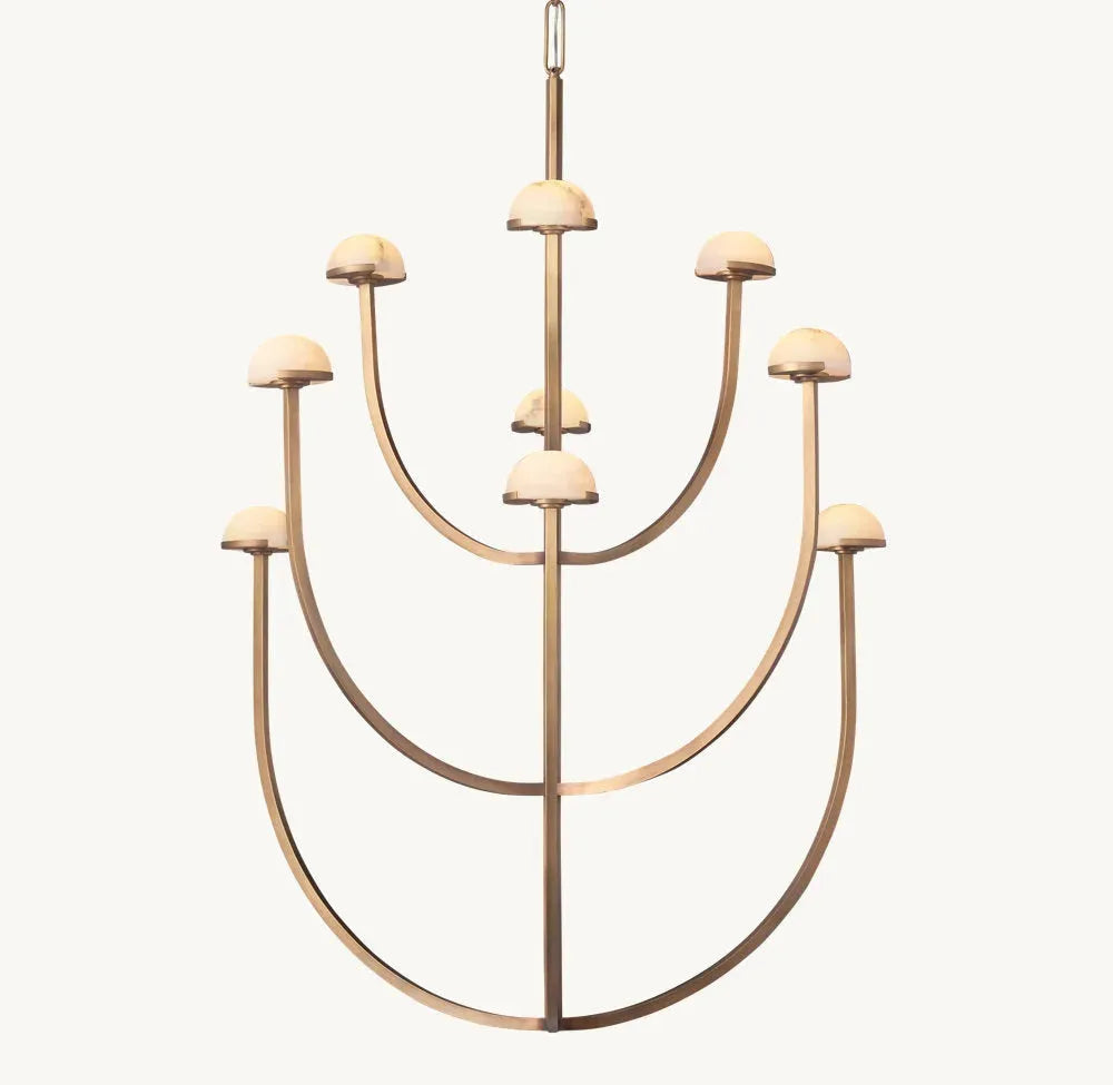 PEDRA ROUND CHANDELIER 40" - Grace Lamp