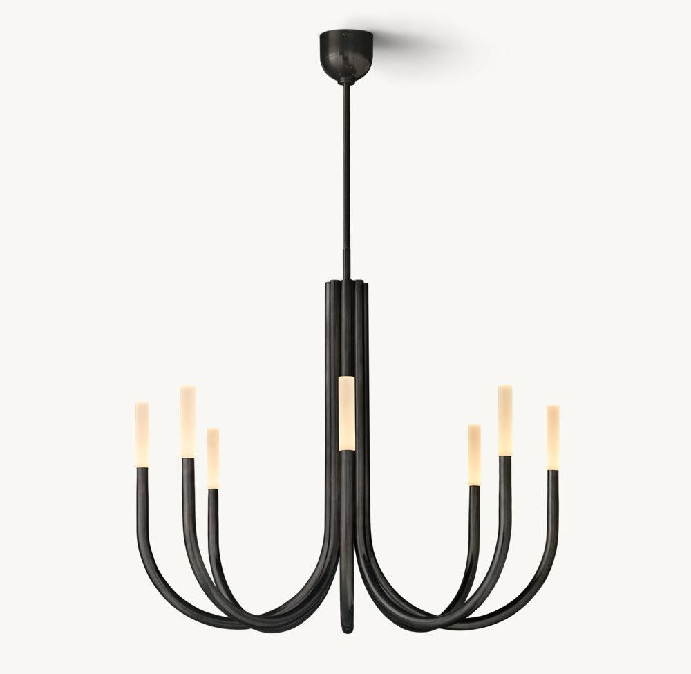 ROUSSEAU ROUND CHANDELIER 38" - Grace Lamp