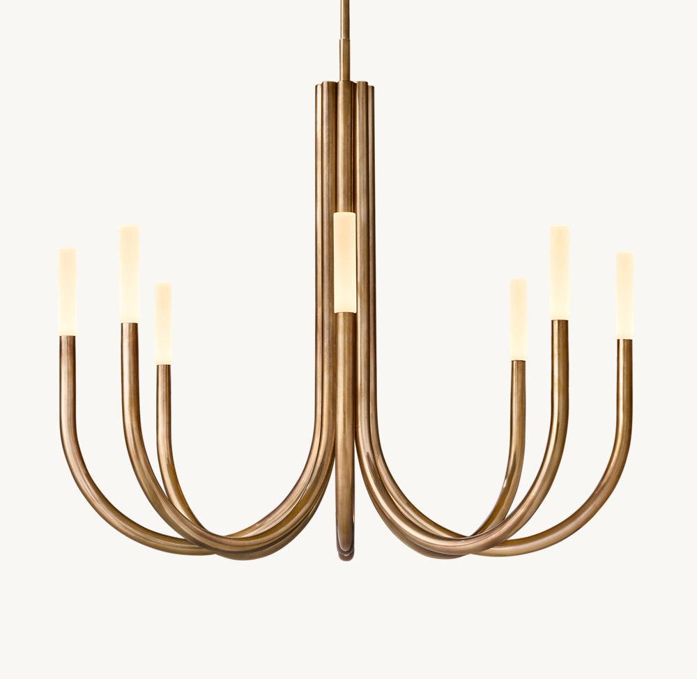 ROUSSEAU ROUND CHANDELIER 38" - Grace Lamp