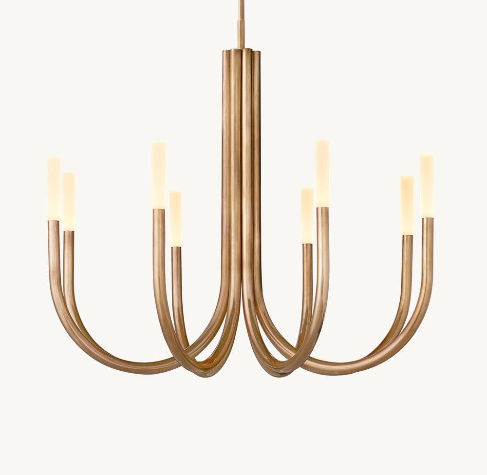 ROUSSEAU ROUND CHANDELIER 38" - Grace Lamp
