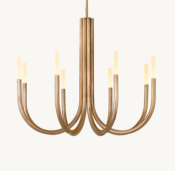 ROUSSEAU ROUND CHANDELIER 38" - Grace Lamp