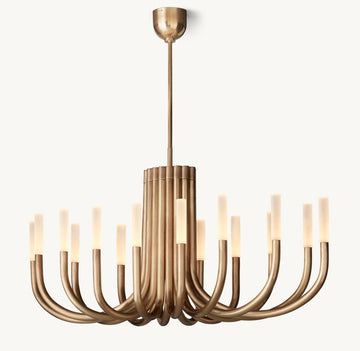 ROUSSEAU OVAL CHANDELIER 50" - Grace Lamp