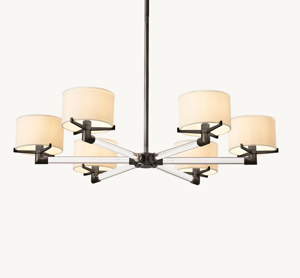 Truman Round Chandelier 36" - Grace Lamp