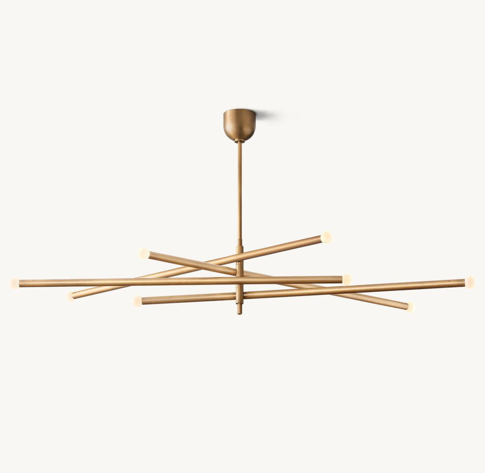 ROUSSEAU 8-LIGHT MOBILE ORB CHANDELIER - Grace Lamp
