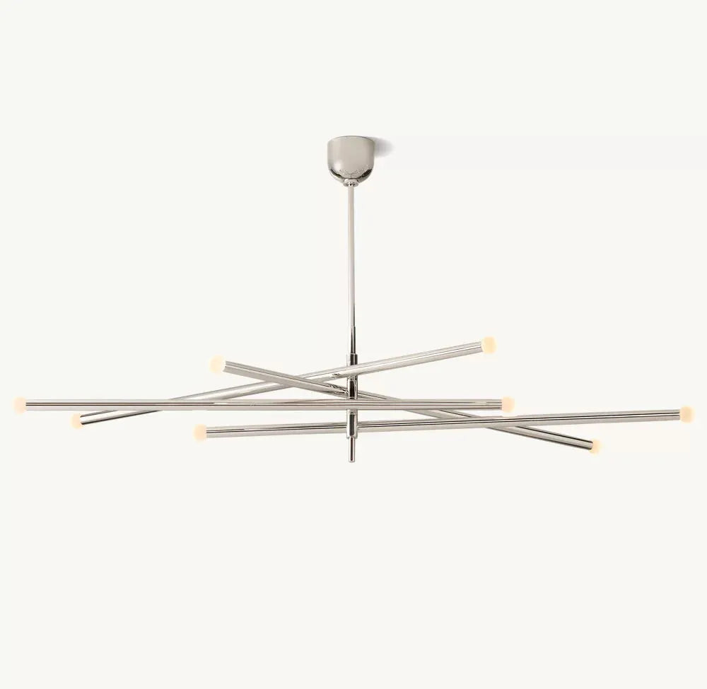 ROUSSEAU 8-LIGHT MOBILE ORB CHANDELIER - Grace Lamp