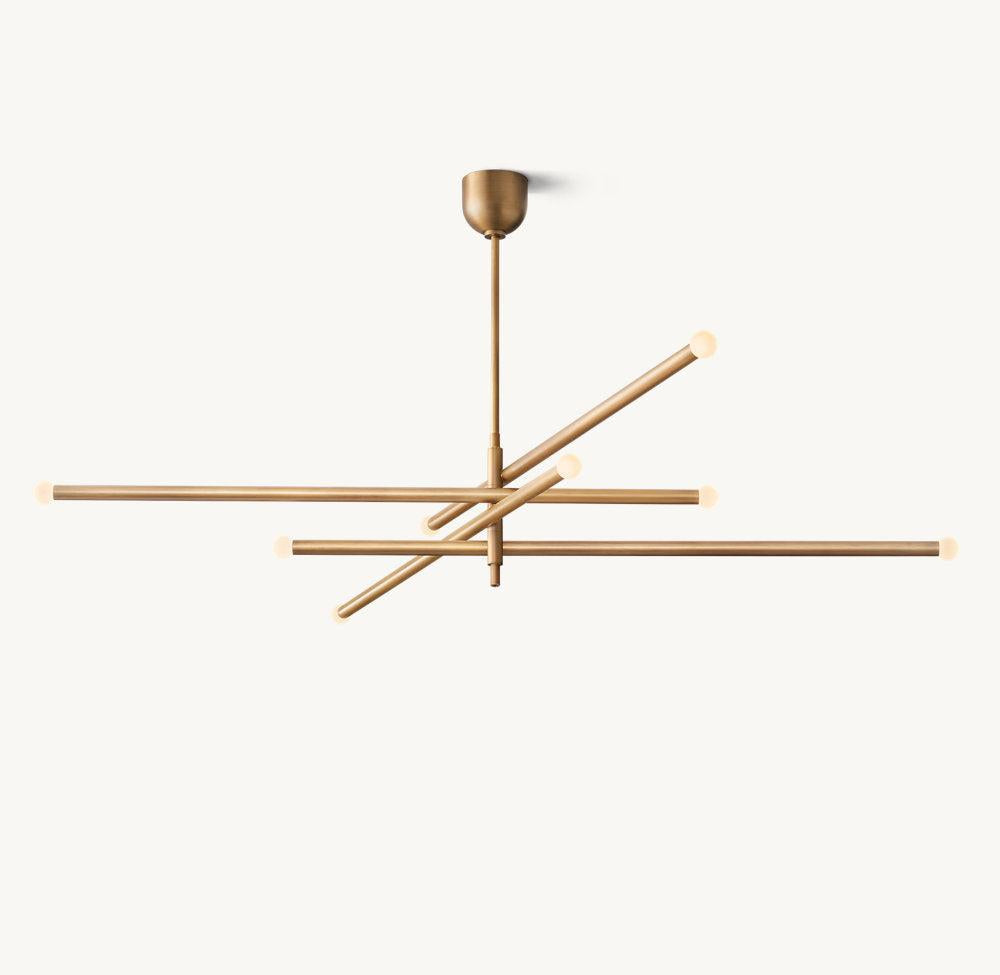 ROUSSEAU 8-LIGHT MOBILE ORB CHANDELIER - Grace Lamp
