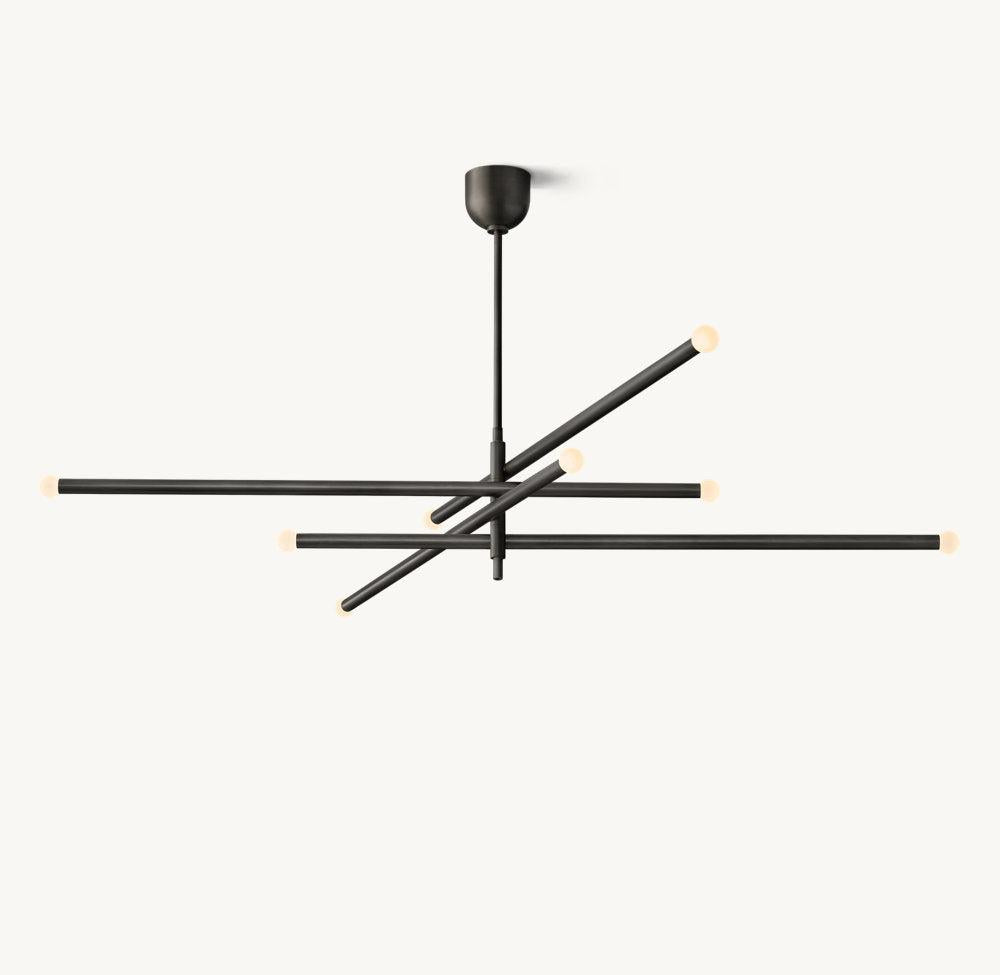 ROUSSEAU 8-LIGHT MOBILE ORB CHANDELIER - Grace Lamp