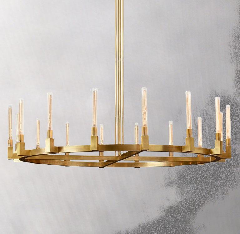 Cannele de Round Chandelier 60" - Grace Lamp