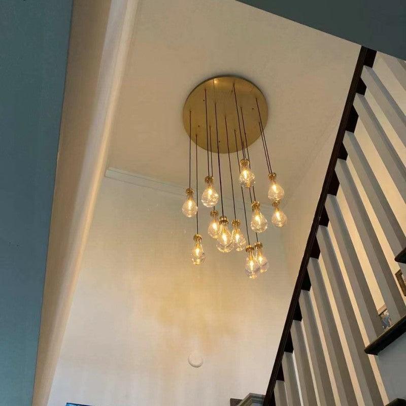 Rain Modern Round Chandelier 18" - Grace Lamp