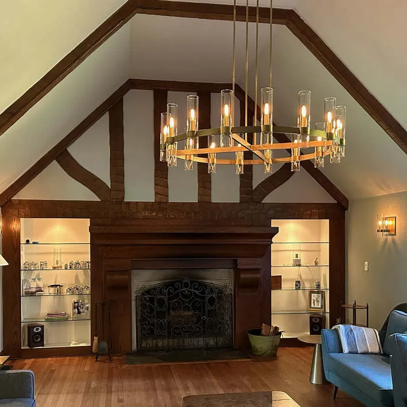 Ravelle Round Chandelier 60" - Grace Lamp