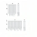 Santana Modern Linear Multi Light Pendant for Kitchen Island - 42