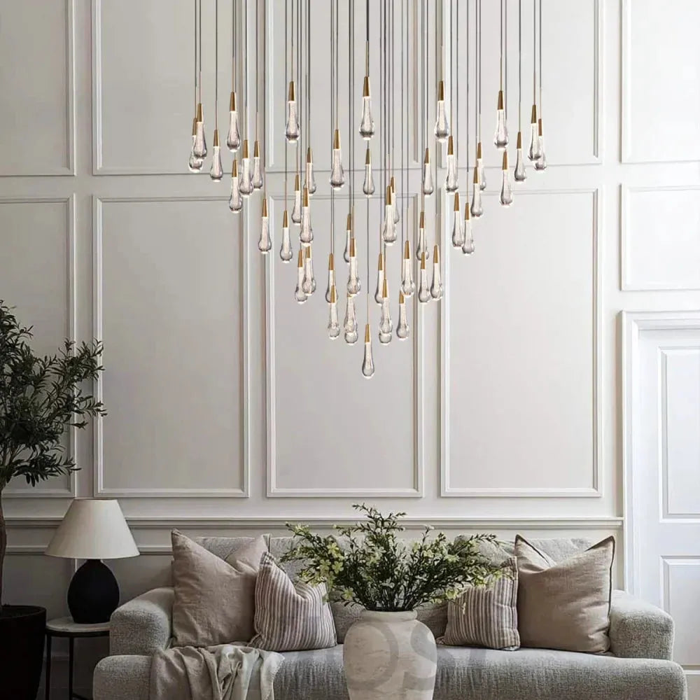 Soltaire Crystal Round Chandelier 17" 24" 36" 40'' 48'' 58"D - Grace Lamp