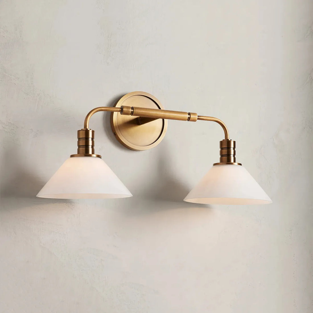 Theron Double Sconce Clear